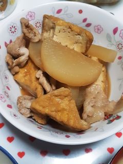 大根と厚揚げの煮物-レシピのメイン写真
