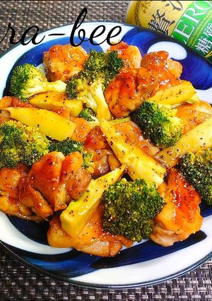 鶏肉とブロッコリーの味ぽん照り焼き-レシピのメイン写真