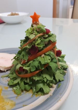 和食にぴったりのクリスマスツリー-レシピのメイン写真