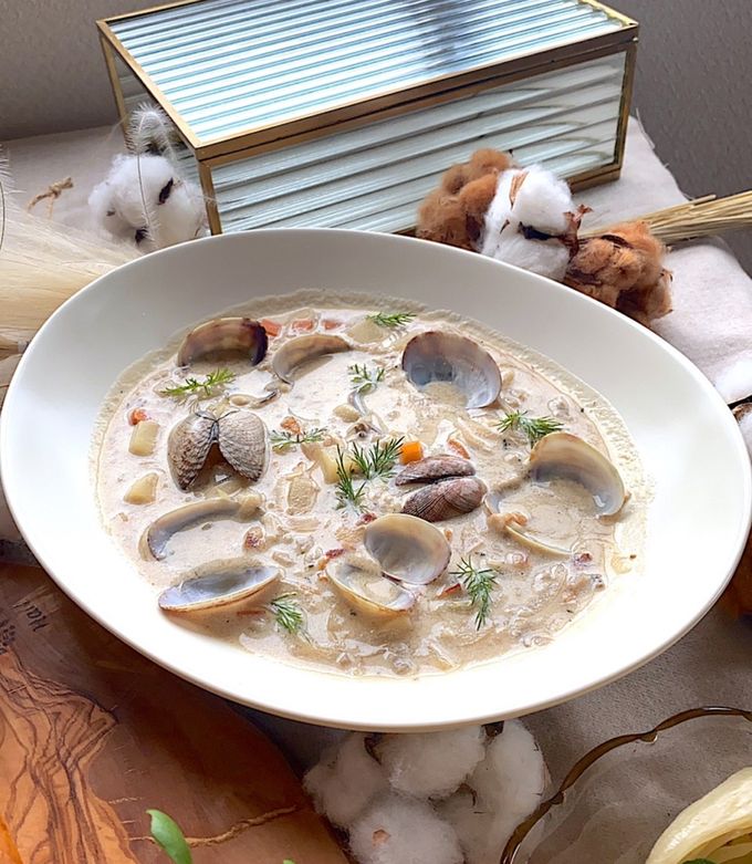 クラムチャウダー by ☆＊SNOW＊☆ 【クックパッド】 簡単おいしい