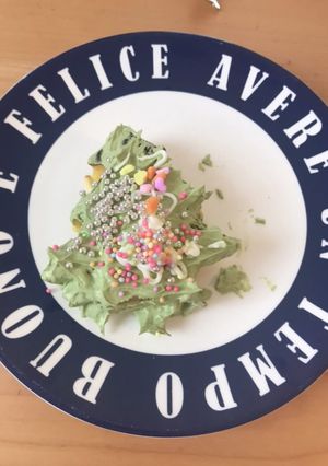 3歳と6歳が作る　クリスマスケーキ-レシピのメイン写真
