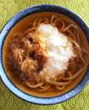 とろろ&なめこで♪健康みぞれうどん
