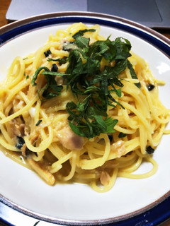 10分で!レンジ和風パスタ(お吸い物素)-レシピのメイン写真