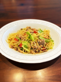 鯖缶とキャベツのペペロンチーノ-レシピのメイン写真