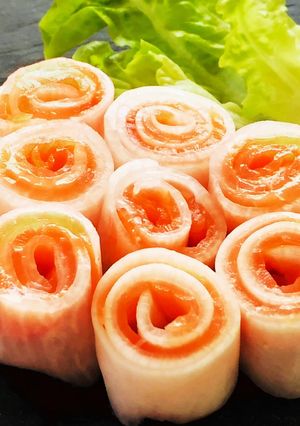 スモークサーモンと大根の前菜-レシピのメイン写真