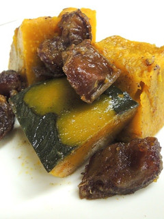 デーツを使ったかぼちゃの煮物-レシピのメイン写真
