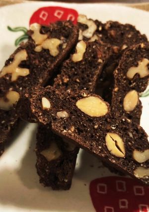 堅✤おからin✤チョコナッツビスコッティ-レシピのメイン写真