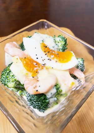 ブロッコリーとエビのサラダ♡-レシピのメイン写真