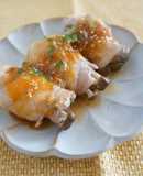 しめじの肉巻きおろし大根ゆず風味