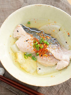 旬野菜で作る塩ブリ大根(電気圧力鍋)-レシピのメイン写真