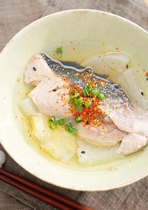 旬野菜で作る塩ブリ大根(電気圧力鍋)-レシピのメイン写真