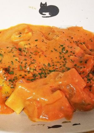 ラビオリ入りトマトクリーム煮-レシピのメイン写真