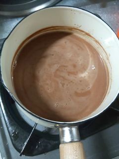 アーモンドミルクでホットチョコレート-レシピのメイン写真