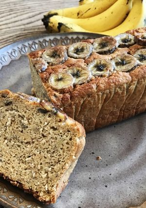 低糖質バナナオートミールパウンドケーキ-レシピのメイン写真