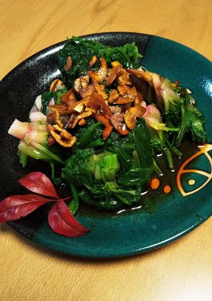 ホウレン草のにんにくオイル-レシピのメイン写真