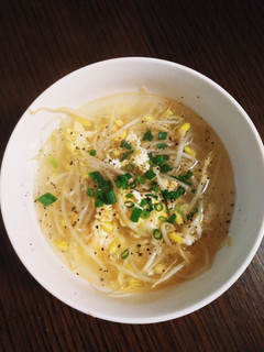 簡単☆豆もやしのスープ-レシピのメイン写真