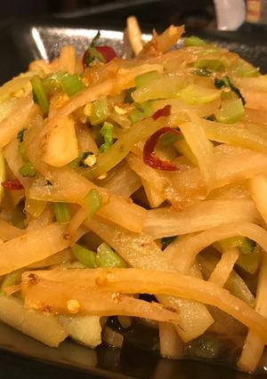 ハヤトウリと大根のキンピラ☆vegan-レシピのメイン写真