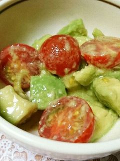 ミニトマトとアボカドのわさび和え-レシピのメイン写真