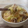 豚肉とねぎのかきたまあんかけうどん