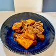 厚揚げと牛バラのミートボールあん炒め☆