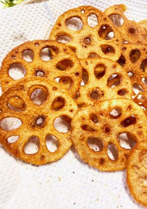 レンコンの素揚げ-レシピのメイン写真