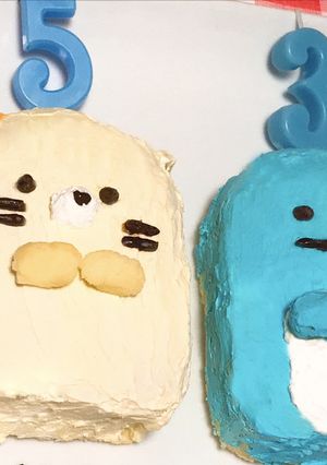 すみっコぐらし ケーキ 簡単-レシピのメイン写真
