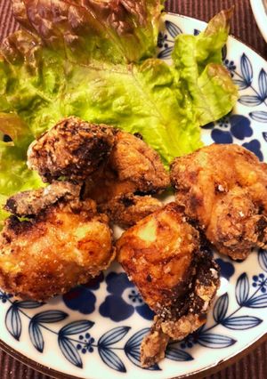 別格の美味しさ！塩麹の鶏唐揚げカレー風味-レシピのメイン写真