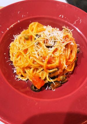 パスタ プッタネスカ-レシピのメイン写真