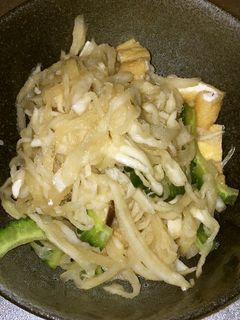 油揚げと切干大根とゴーヤのさっと煮-レシピのメイン写真