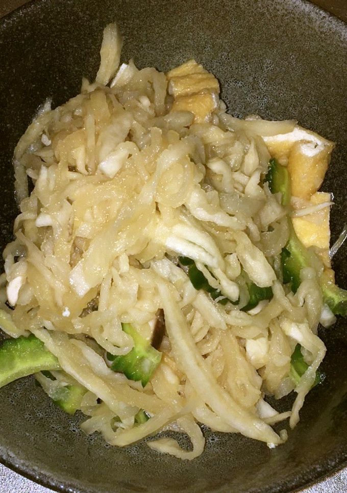 油揚げと切干大根とゴーヤのさっと煮-レシピのメイン写真