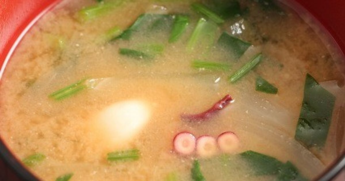 基本からアレンジまで！思わずつくりたくなる「タコの味噌汁」のレシピ集 | クックパッド