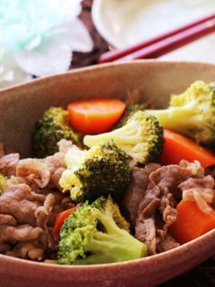 牛肉とブロッコリーのオイスターソース炒め-レシピのメイン写真