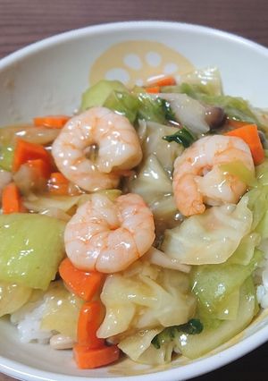 中華丼-レシピのメイン写真