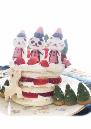 フルーツサンド♡いや、もはやケーキ（笑）-レシピのメイン写真