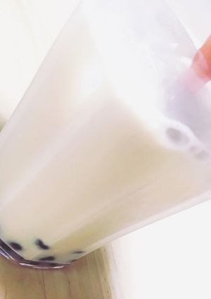 直ぐ出来る！タピオカ黒糖ラテ-レシピのメイン写真