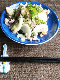 今が旬!かぶと豚肉炒め-レシピのメイン写真