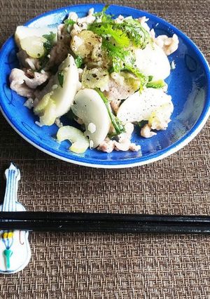 今が旬！かぶと豚肉炒め-レシピのメイン写真