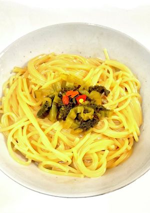 高菜マヨネーズ醤油パスタ-レシピのメイン写真