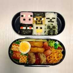 รูปของ マイクラ お弁当 キャラ弁