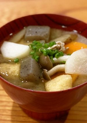 具だくさん豚汁[麦味噌]-レシピのメイン写真