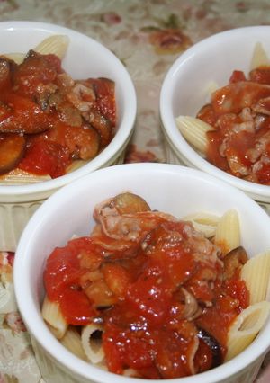 マカロニトマトソース　簡単節約　トマト缶-レシピのメイン写真