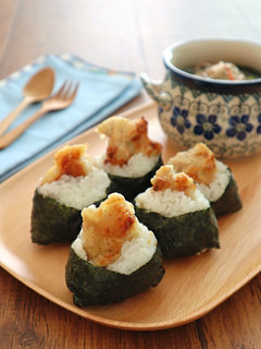 食欲そそる☆ゆずこしょう風味の鶏唐むすび-レシピのメイン写真