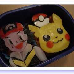 รูปของ キャラ弁『ポケモン☆サトシの作り方♪』