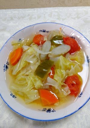 燃焼野菜たっぷりデトックススープ-レシピのメイン写真