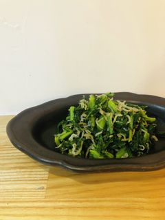 春菊としらすのポン酢和え-レシピのメイン写真