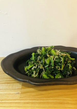 春菊としらすのポン酢和え-レシピのメイン写真
