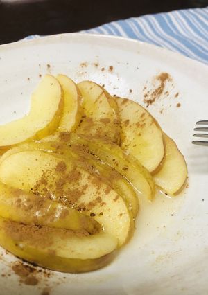 レンジで完成❤️ 簡単焼きリンゴ-レシピのメイン写真