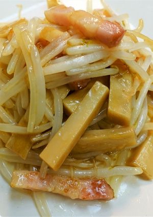 給食レシピ　もやしメンマ-レシピのメイン写真