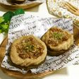 へそ大根と椎茸の重ね焼き♪ブルスケッタ風