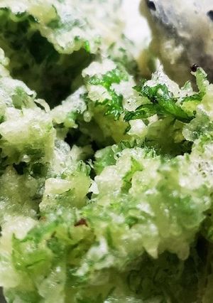 お年寄り絶賛シリーズ☆天麩羅、山葵菜☆-レシピのメイン写真